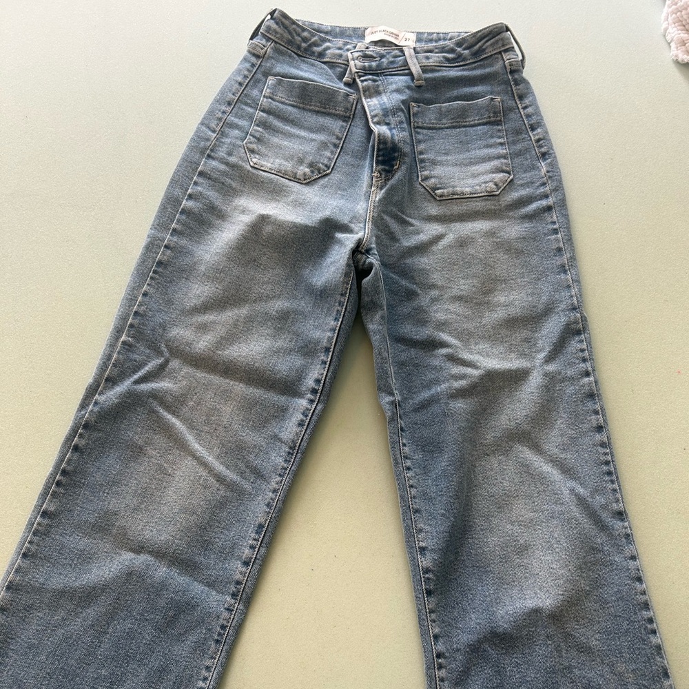 Women’s wide leg denim jeans